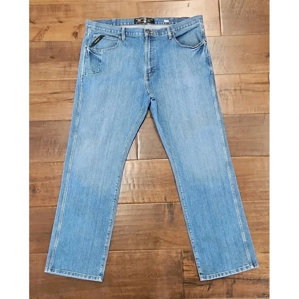 Ariat Rebar M4 Relaxed Boot Cut Men's Jeans Size 42/34 Workwear Western Cowboy